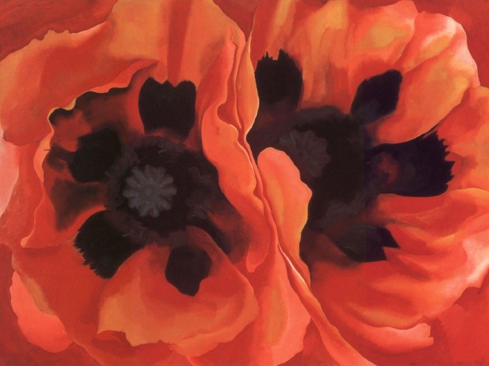 Georgia O'Keeffe Oriental Poppies 1928